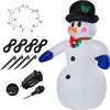 Image de Monzana Opblaasbare Sneeuwpop XXL - 240cm LED Verlichting