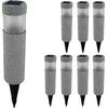 Image de Monzana Solarlamp - Set van 8 Schemersensor - Betonlook