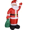 Image de Kerstman - Opblaasbaar XL 180cm   LED Verlichting
