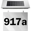 Image de Monzana Solar Huisnummer LED Lamp   RVS- Transparant
