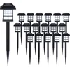 Image de Tuinlamp   Set van 18 Zonne energie 8,6x8x6x38cm Prikstok - Zwart