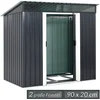 Image de Gardebruk Tuinhuisje Metaal - Met Fundering & Deuren   Antraciet