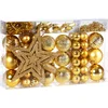 Image de Casaria Kerstballen 66 er Set - Mat Glanzend Ø 3/6 cm Goud