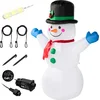 Image de Monzana Opblaasbare Sneeuwman XL - 120cm 3 LED´S - Verlichting