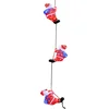 Image de 3x Deuba Kerstfiguur Kerstman   LED Acryl 30cm  Wit Licht
