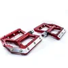 Image de CUBE Pedalen Slasher - Fietspedalen - Lichtgewicht platformpedaal - CNC gefreesd aluminium - 108 x 108 x 14 mm - Rood