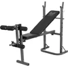 Image de Gyronetics Halterbank - Fitnessbank - Met Leg Curl - Belastbaar tot 160 kg - Opklapbaar