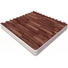 Image de Gorilla Sports Vloermatten - Beschermingsmatten - 6 matten + 12 eindstukken - Puzzel mat - Donkere Houtlook