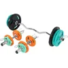 Image de Gorilla Sports Olympische EZ-curlset 75 kg - Gietijzer - Halter met gewichten - 50 mm