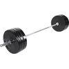 Image de Gorilla Sports Olympische Halterset 140 kg - Gewichten met halterstang - Bumper plates - 50 mm