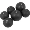 Image de Gorilla Sports Slam Ball Set - 60 kg - 6 Trainingsballen -Slijtvast - Zwart