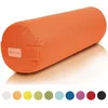 Image de Gorilla Sports Yoga Bolster - Oranje - 65 x 20 cm - Yoga kussen - Rond