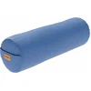 Image de Gorilla Sports Yoga Bolster - Donker Blauw - 65 x 20 cm - Yoga kussen - Rond