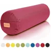 Image de Gorilla Sports Yoga Bolster - Paars - 65 x 20 cm - Yoga kussen - Rond