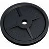 Image de Gorilla Sports Gewichtsschijf - Olympisch - Halterschijf - 25 kg - Gietijzer Zwart - 50 mm