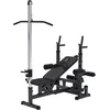 Image de Gorilla Sports Fitnessbank met Lat Pulley - Krachtstation - Zwart