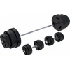 Image de Gorilla Sports Halterset 130 kg - Gripper Kunststof - Gewichten - 30 mm