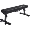 Image de Gorilla Sports Vlakke Fitnessbank - Inklapbaar - Max. 400 kg Belastbaar - Ruimtebesparend - Zwart