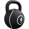 Image de Gorilla Sports Kettlebell - Gietijzer - Rubber - Gewicht - Zwart - 4 kg