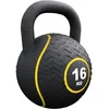 Image de Gorilla Sports Kettlebell - Gietijzer - Rubber - Gewicht - Zwart - 16 kg