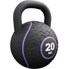 Image de Gorilla Sports Kettlebell - Gietijzer - Rubber - Gewicht - Zwart - 20 kg
