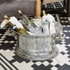 Image de LOBERON Champagnekoeler Cerisé antiekzilverkleurig