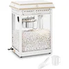 Image de Popcornmachine - wit en goud - Royal Catering