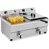 Image de Elektrische friteuse - 2 x 13 liter - aftapkranen - 230 V - Royal Catering