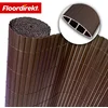 Image de FLOORDIREKT PVC-Privacyscherm voor Tuin, Balkon & Terras - Privacyscherm voor buiten - Extra ondoorzichtig - Decoratie voor balkonrelingen - Bruin - 150 x 500 cm