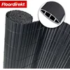 Image de FLOORDIREKT PVC-Privacyscherm voor Tuin, Balkon & Terras - Privacyscherm voor buiten - Extra ondoorzichtig - Decoratie voor balkonrelingen - Grijs - 150 x 500 cm