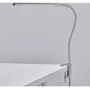 Image de Lindby - Klemlamp - 1licht - metaal - H: 53 cm - mat nikkel - Inclusief lichtbron