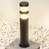 Image de Lindby - LED buitenlamp - 1licht - Roestvrij staal, kunststof - H: 40 cm - zwart, helder - Inclusief lichtbron
