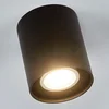 Image de Arcchio - plafondlamp - 1licht - Aluminium - H: 9.5 cm - GU10 - zwart