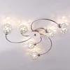 Image de Lindby - plafondlamp - 6lichts - Metaal, glas - H: 12.5 cm - G9 - chroom, helder