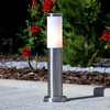 Image de Lindby - buitenlamp - 1licht - Roestvrij staal, polycarbonaat - H: 45 cm - E27 - roestvrij staal, wit
