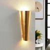 Image de Lindby - wandlamp - 2lichts - metaal - H: 30 cm - G9 - mat goud