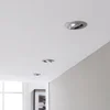 Image de Lindby - LED downlight - 3 lichts - Kunststof, glas, metaal - H: 2.8 cm - aluminium, transparant - Inclusief lichtbronnen