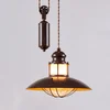 Image de Lindby - hanglamp - 1licht - Metaal, glas - H: 28 cm - E27 - bruin, helder, gesatineerd