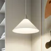 Image de Lindby - hanglamp - 1licht - Glas, metaal - H: 17 cm - E27 - wit