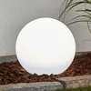 Image de Lindby - solar tuinverlichting - 2lichts - Kunststof - H: 46 cm - wit - Inclusief lichtbronnen