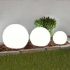 Image de Lindby - solar tuinverlichting - 3lichts - Kunststof - H: 51 cm - wit - Inclusief lichtbronnen