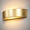 Image de Lindby - wandlamp - 1licht - gips, metaal - H: 7.5 cm - E14 - goud