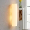 Image de Lindby - wandlamp - 2lichts - Glas, metaal - H: 39 cm - E14 - wit opaal, wit