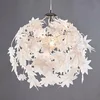 Image de Lindby - Hanglamp - 1licht - kunststof, metaal - E27 - wit, chroom