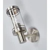 Image de Lindby - Wandlampen buiten - 1licht - Roestvrij staal, polycarbonaat - H: 28.5 cm - E27 - roestvrij staal, helder