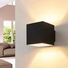 Image de Arcchio - wandlamp - 1licht - metaal - H: 10 cm - G9 - zwart