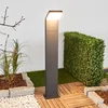 Image de Arcchio - LED buitenlamp - 1licht - aluminium, polycarbonaat - H: 100 cm - donkergrijs, wit - Inclusief lichtbron