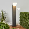 Image de Arcchio - Padverlichting, zuillampen - 1licht - aluminium, polycarbonaat - H: 100 cm - donkergrijs, wit - Inclusief lichtbron