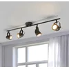 Image de Lindby - buitenspot - 4lichts - Metaal - H: 19 cm - GU10 - zwart, goud