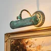 Image de Lindby - Wandlamp - 1licht - Metaal - H: 14.5 cm - E14 - verdigris